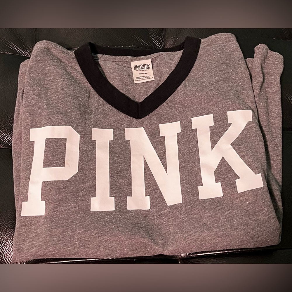 Pink, women’s long sleeve, size M
